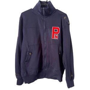 Parish Nation Varsity Track Streetwear Jacket Sweatshirt.  large‎